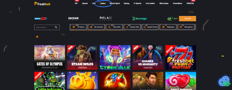FreshBet Casino slot