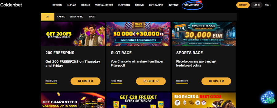 Goldenbet casino bonus