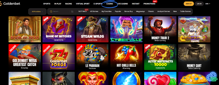 Goldenbet casino slot