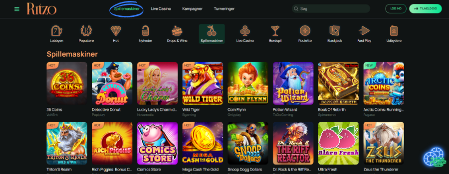 Ritzo casino slot